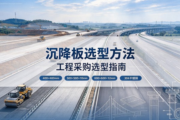 宕昌沉降板选择方法