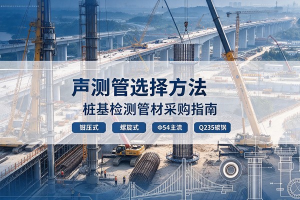 宕昌声测管选型标准