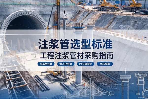 宕昌注浆管选型标准