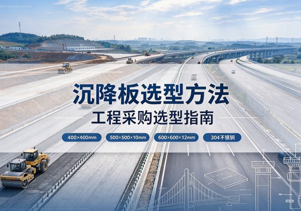 宕昌沉降板选择方法