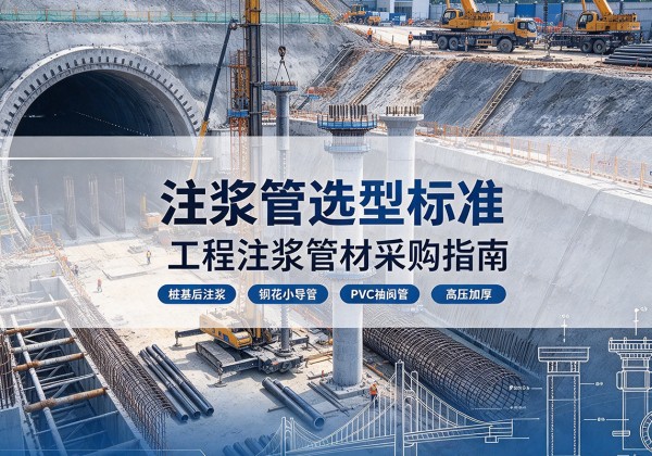 宕昌注浆管选型标准